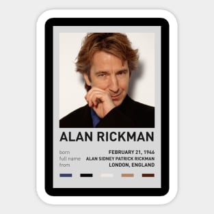 Alan Rickman (R:I:P) Sticker